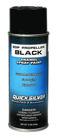 Hardin Marine - 802878Q50 EDP Propeller Black - Satin Enamel Spray Paint