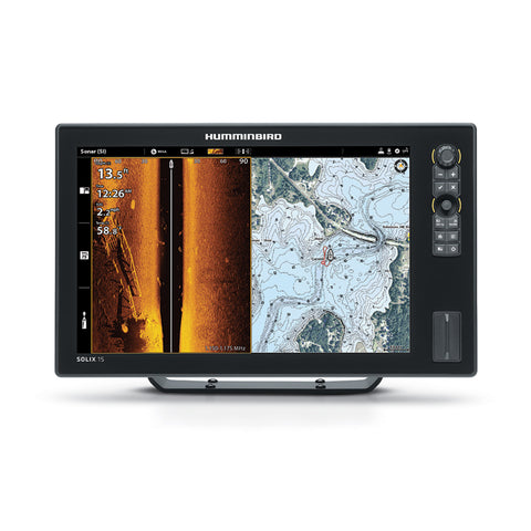 Humminbird Solix 10 Chirp MEGA MSI+ GPS Touchscreen Gen 3N inc Nav Card - P/N 104631AU