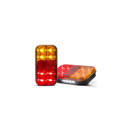 LED Combo Waterproof Trailer Light kit - Rectangular