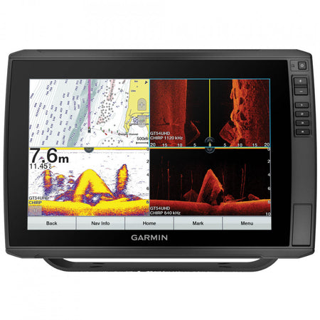 Garmin Touchscreen echoMAP 125SV ULTRA Sounder/GPS/Mapping with ClearVu and SideVu