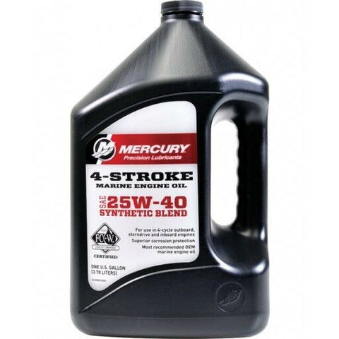 Mercruiser Sterndrive 25W-40 Engine Oil 3.78Ltr PN:8M0078630