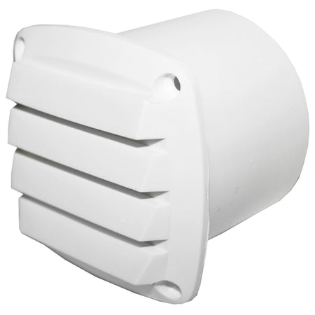 85mm Flush Air vent with 75mm Tail - Black or White