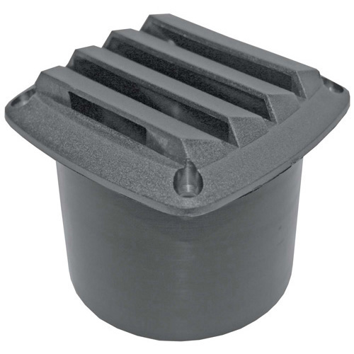 85mm Flush Air vent with 75mm Tail - Black or White