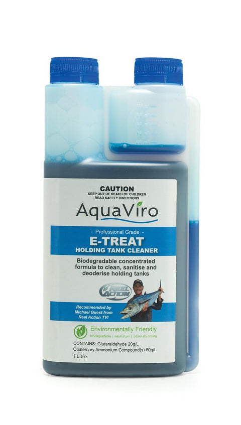 AquaViro 1Ltr E-Treat Toilet and Holding Tank Chemical