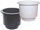 Large Recessed Drink Holder - Black or White