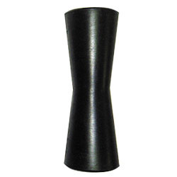 8" Black Concave Keel Roller with 21mm Bore
