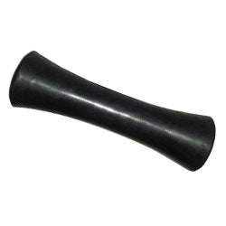 12" Black Concave Keel Roller with 25mm Bore