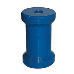 4 1/2" Blue Keel Roller with 17mm Bore