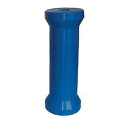 8" Blue Keel Roller with 17mm Bore - Wide Middle