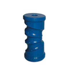 6" Blue Self Centring Keel Roller with 17mm Bore