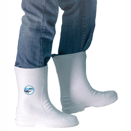 Super Light weight White Non-Marking Deck boots