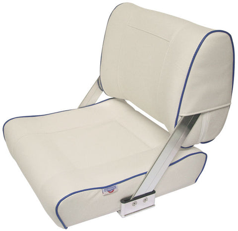 Flip Back Seat in White