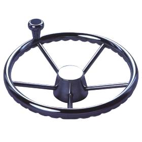 Stainless Steel Five Spoke Steering Wheel - 2 Sizes