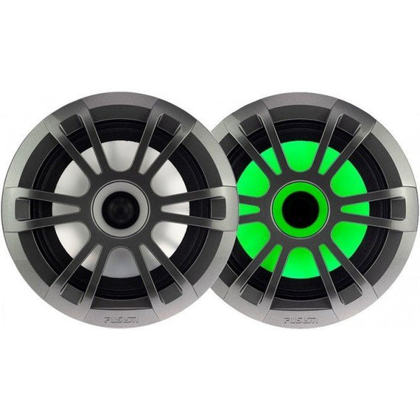 Fusion EL-F651SPG 6.5" RGB Lighting Shallow Mount Speaker (pair) - Grey