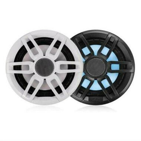 Fusion XS Series 7.7" 240-Watt Sports Marine Speakers with LED (pair) - Grey and White