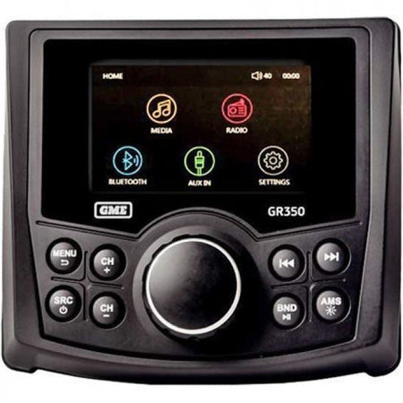 GME GR350BT Marine AM/FM Stereo with Bluetooth and USB/AUX Input