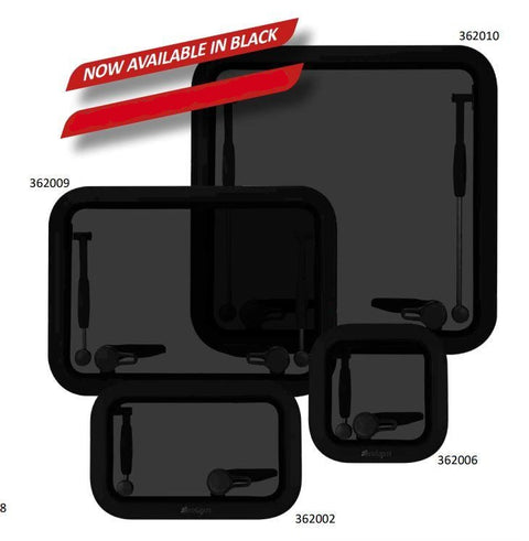 Low Profile Aluminium Hatches - 4 sizes with Black Frame