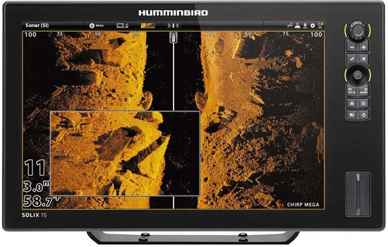 Humminbird Solix 15 Chirp MEGA MSI+ GPS Touchscreen Gen 3N - P/N 104641AU