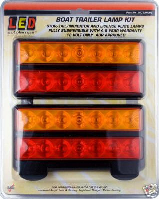 LED boat trailer lamp kit