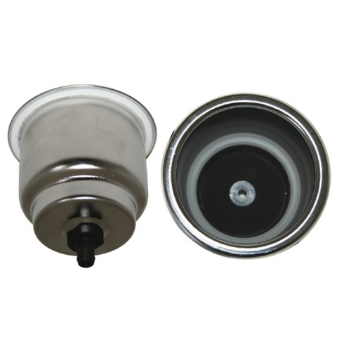 Large Recessed Drink Holder with LED - Stainless Steel