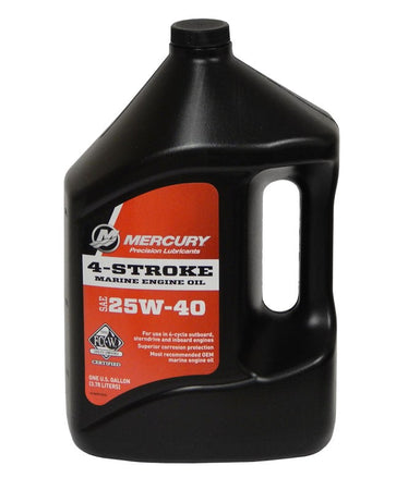 Mercury 4 Stroke 25W-40 Oil 3.78Ltr PN:8M0078628