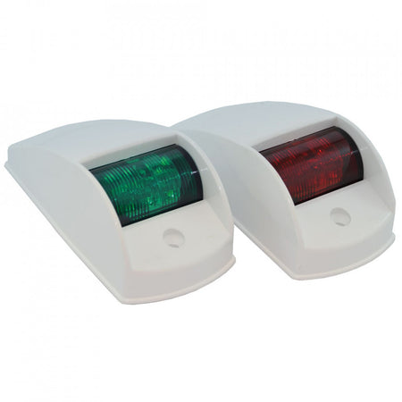 Traditional Style Port and Starboard LED Navigation Lights - White