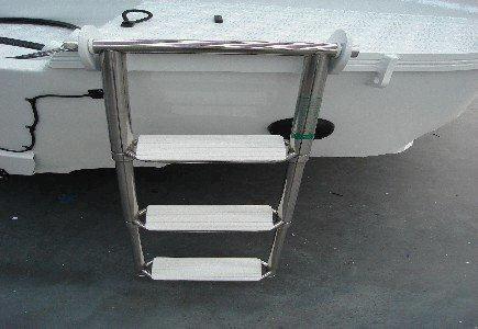 Quintrex Folding Stainless Telescopic Ladder