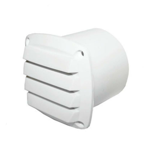 85mm Flush Air vent with 75mm Tail - Black or White
