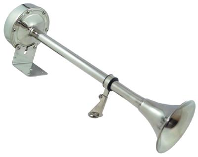 12v Single Stainless Trumpet Horn