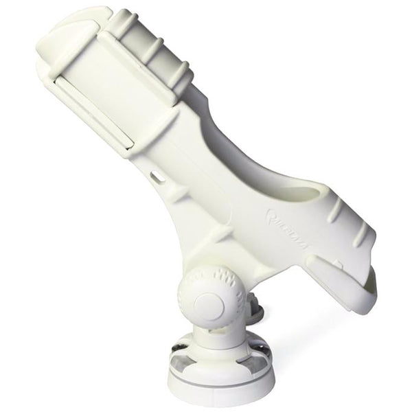 Railblaza Multi Directional Rod Holder with Surface Mount Base - White