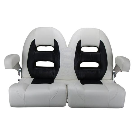 Relaxn Double Cruiser Seats with Flip up Bolsters - 2 Colour Choices