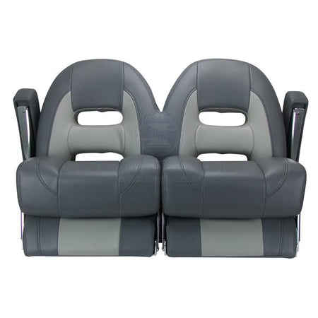 Relaxn Double Cruiser Seats with Flip up Bolsters - 2 Colour Choices