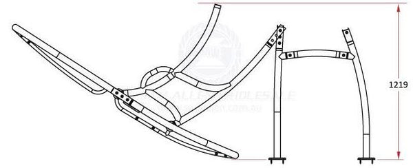 Relaxn Deluxe Folding T-Top