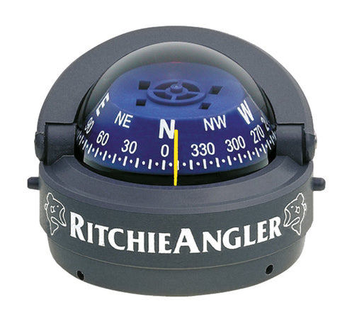 Ritchie 2 3/4 Inch Surface Mount Compass - Grey