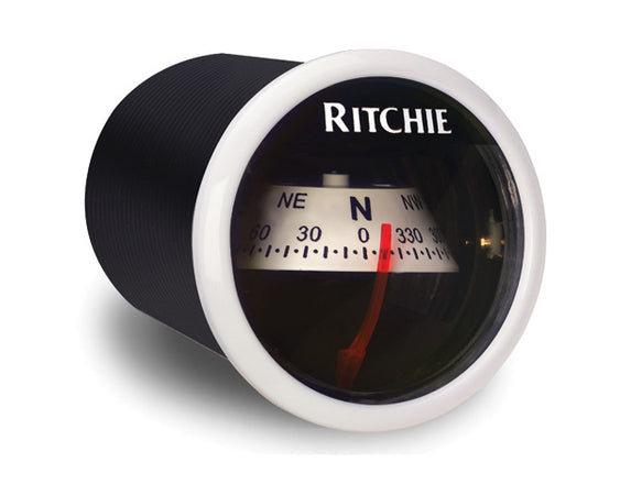 Ritchie Sport 2 Inch In-Dash Compass - Black or White Face