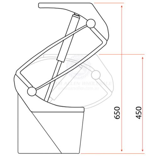 Shark Flex Plus Suspension Seat Base with Plinth