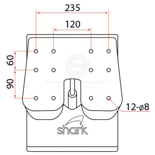 Shark Flex Plus Suspension Seat Base with Plinth