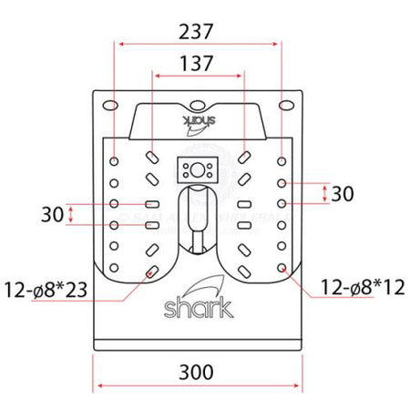 Shark Flex Suspension Seat Base