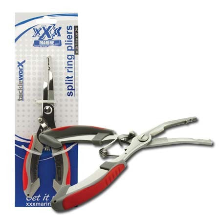 Split Ring Bent Long Nose Pliers