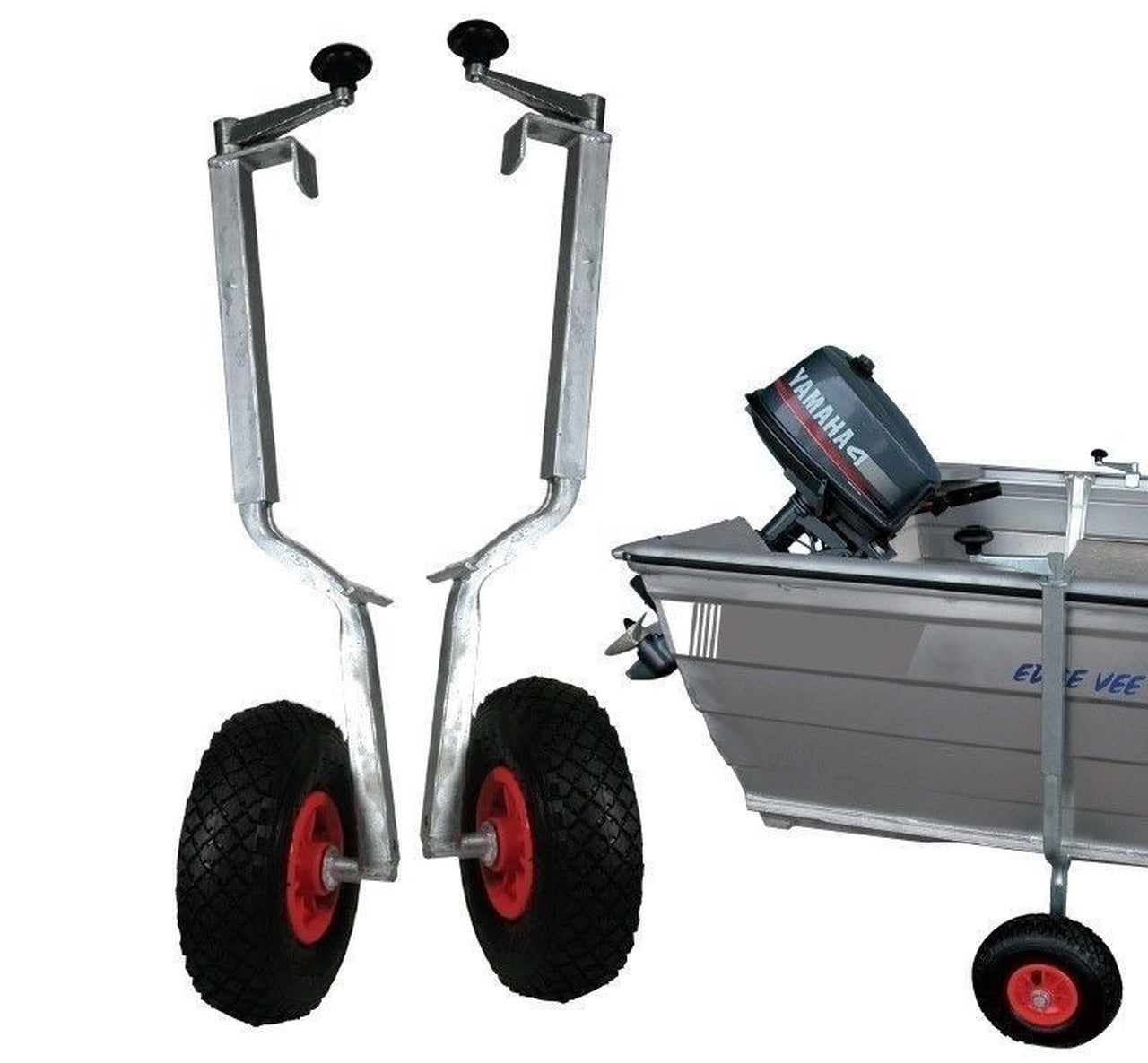 Tinnie Mover with Pneumatic Wheels - Pair – Hunts Marine