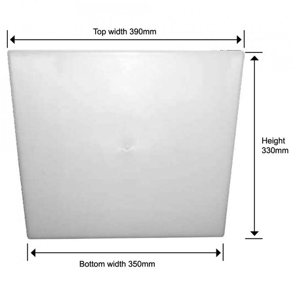 thumbnail image 2 of Halk Marine Outboard Transom Reinforcement Backing Plate - Full Pattern, 0.250 Thick, Made In USA 2 of 4