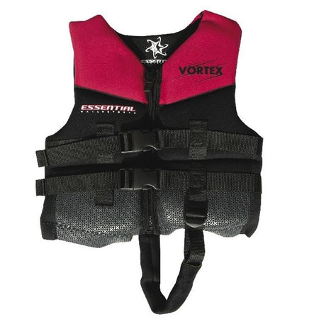 Vortex Junior Neoprene Ski Vests - 3 Sizes (Red)