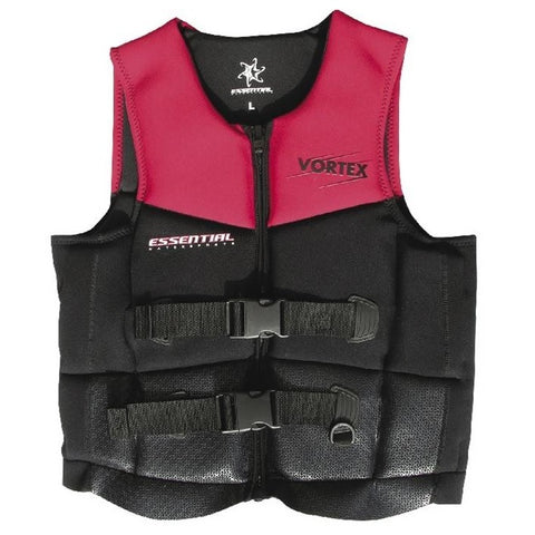 Vortex Adult Neoprene Ski Vests - 6 Sizes (Red)