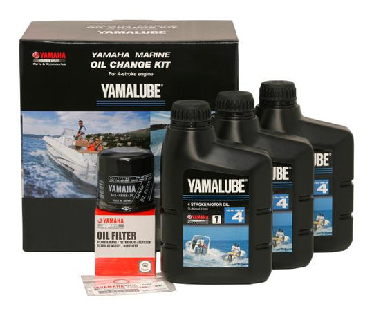 Yamaha 150hp Marine Oil Change Kit (YLU-10W30-KT-30)
