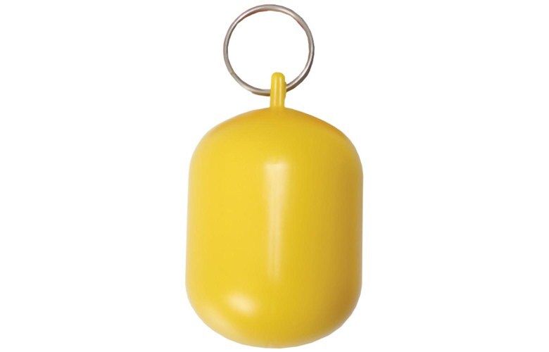 Yellow Plastic Key Float – Hunts Marine