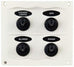 BEP Switch Panel 4 and 6 Way with Fuses - Black or White