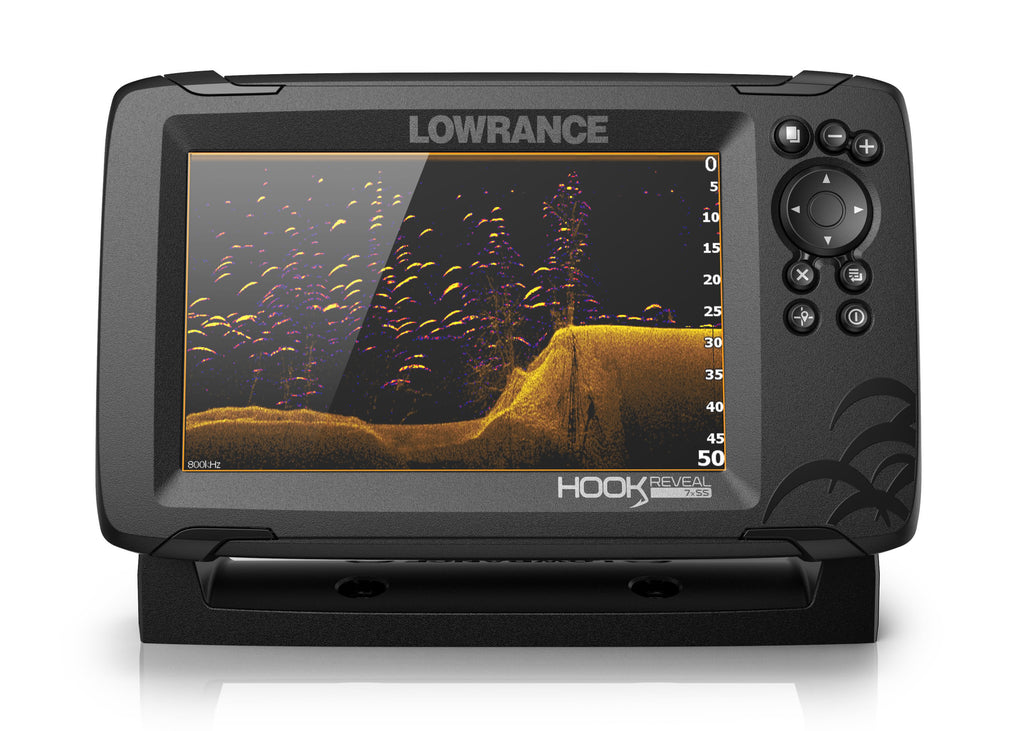 Lowrance Hook Reveal 7 Colour Fishfinder/GPS/Mapping with Splitshot Tr –  Hunts Marine