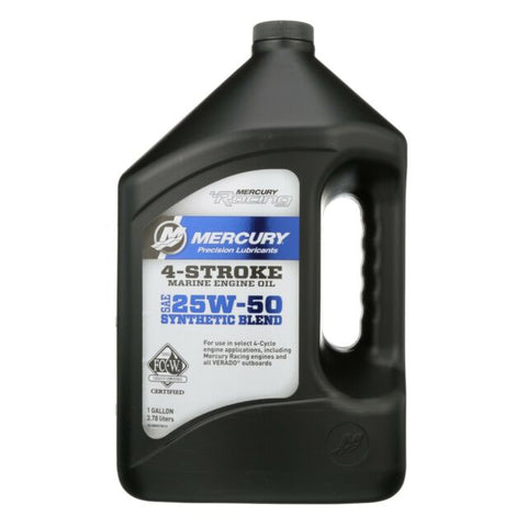 Mercury 4 Stroke Verado 25W-50 Oil 3.78Ltr PN:8M0078014