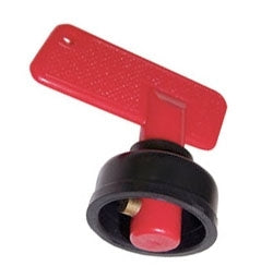 Spare Red Battery Switch Key with Rubber Boot